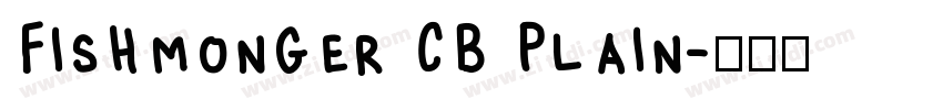 Fishmonger CB Plain字体转换